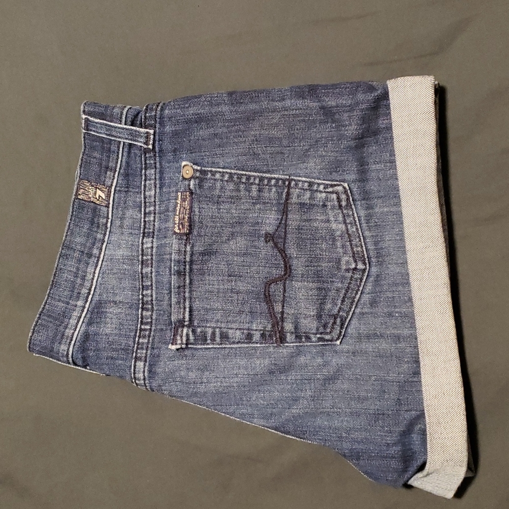 7FAMK Denim Shorts